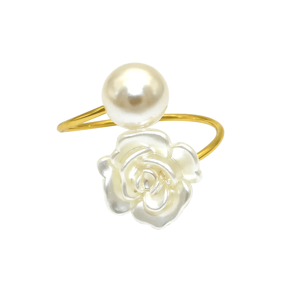 Anéis de Guardanapo com Pérola