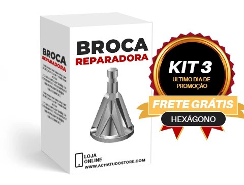 Broca Reparadora - Broca Reparadora de Parafuso