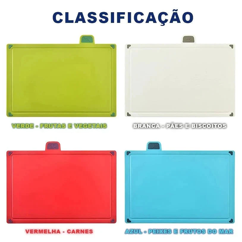 Kit 4 Tabuas De Corte Colorida
